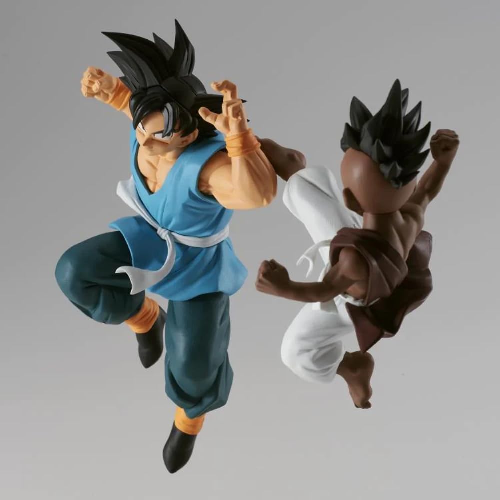 Banpresto Uub vs Goku figure close up of dynamic pose