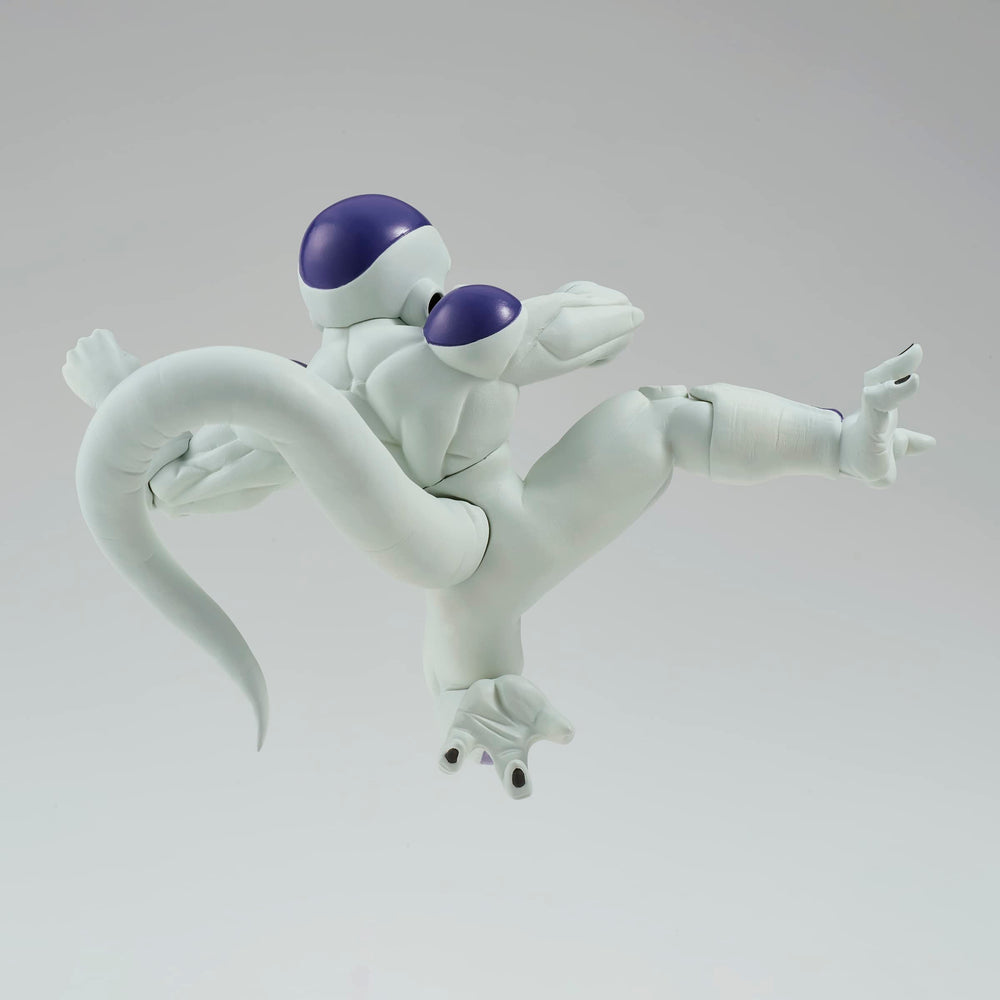 Banpresto Frieza box displays Bandai Namco warning label for authenticity