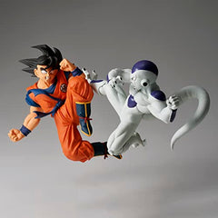 Banpresto Frieza part of a collectible display with Dragon Ball characters