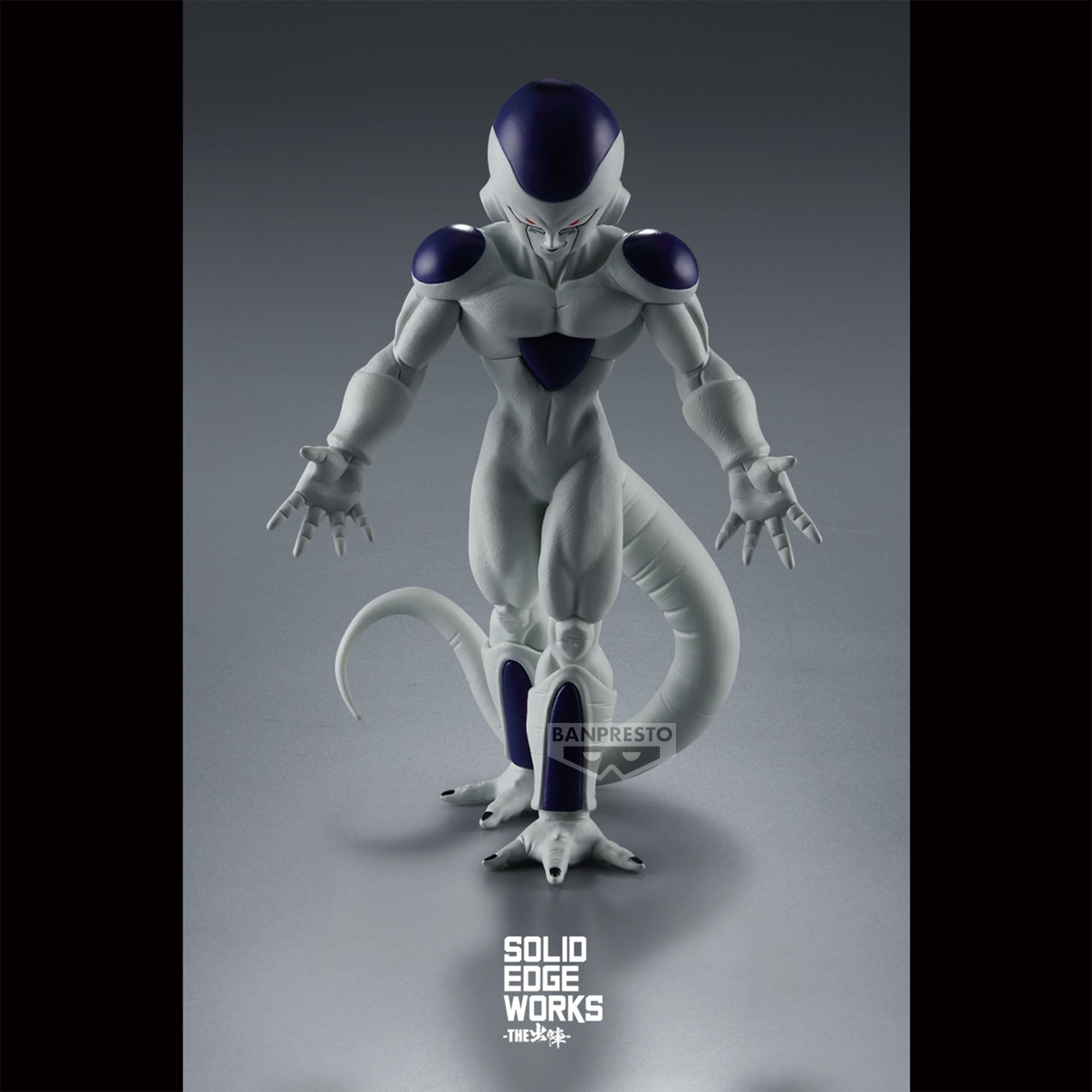 Banpresto Frieza Solid Edge Works figure complements other Banpresto figures in collections.
