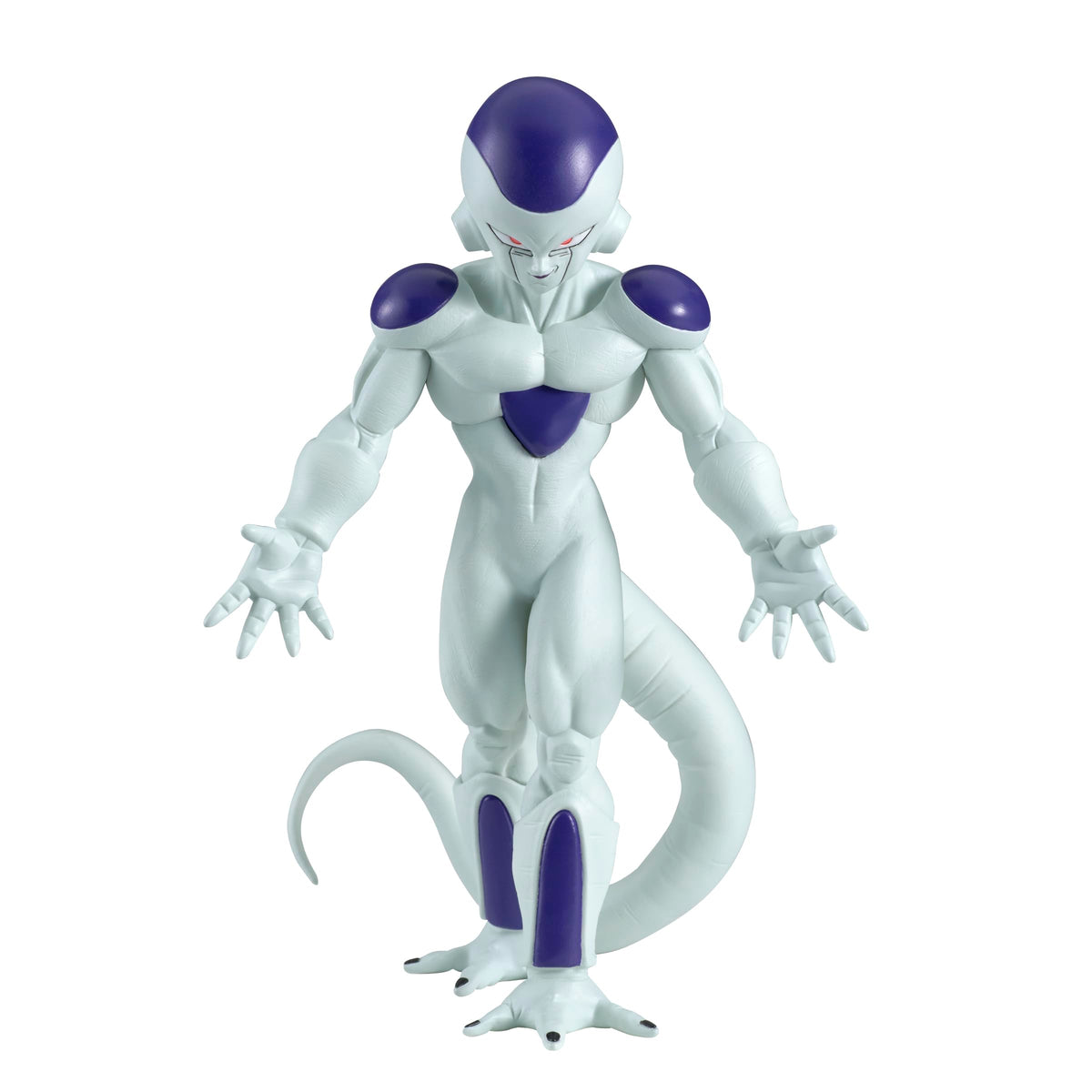 Banpresto Frieza Solid Edge Works figure with iconic pose for striking shelf display.