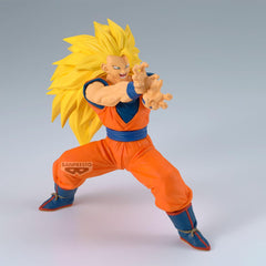 Banpresto Dragon Ball Z Goku Saiyan 3 figure with bold box art display-ready.