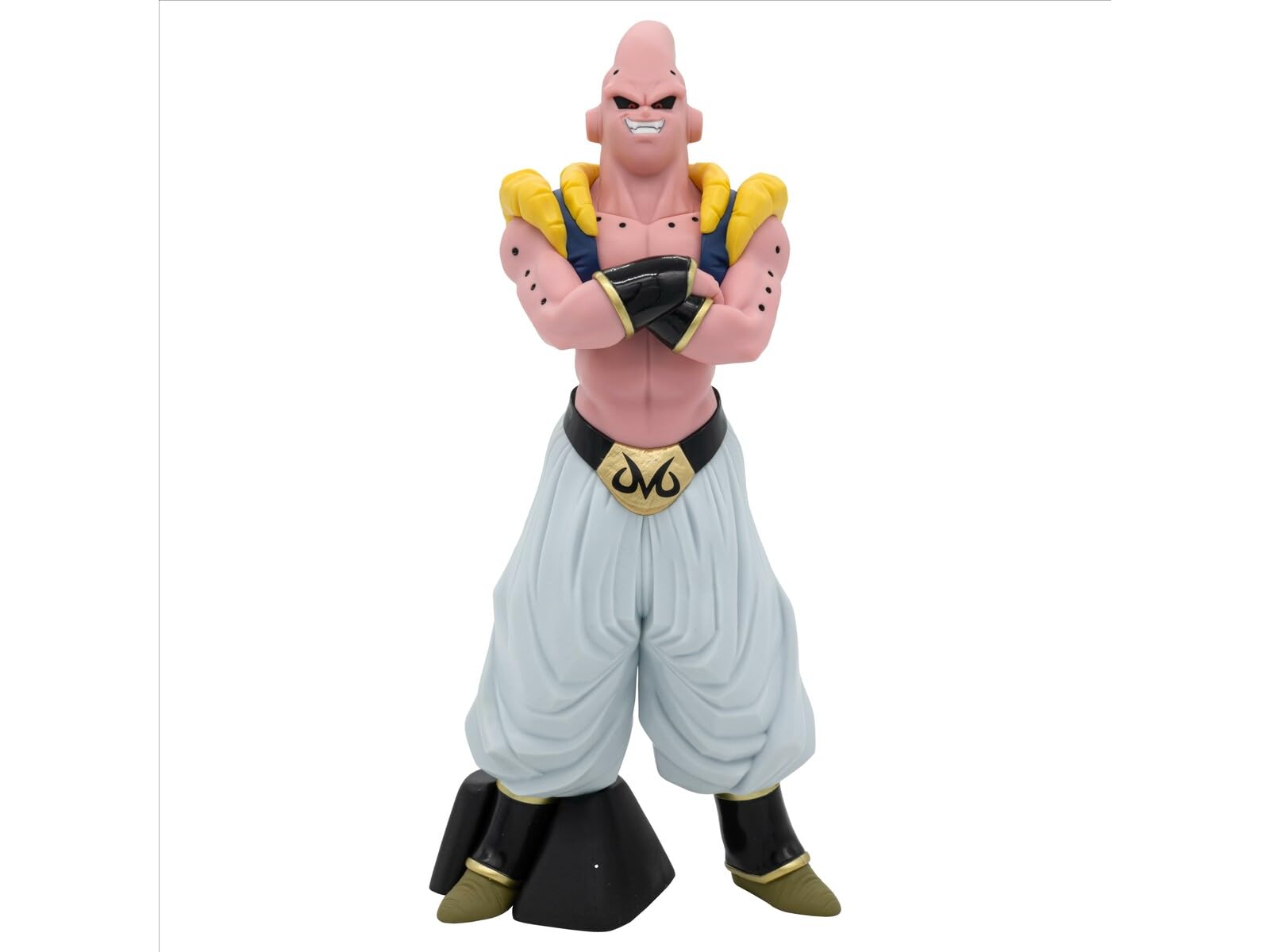 Banpresto Dragon Ball Z Majin Buu figure in iconic pose for shelf display