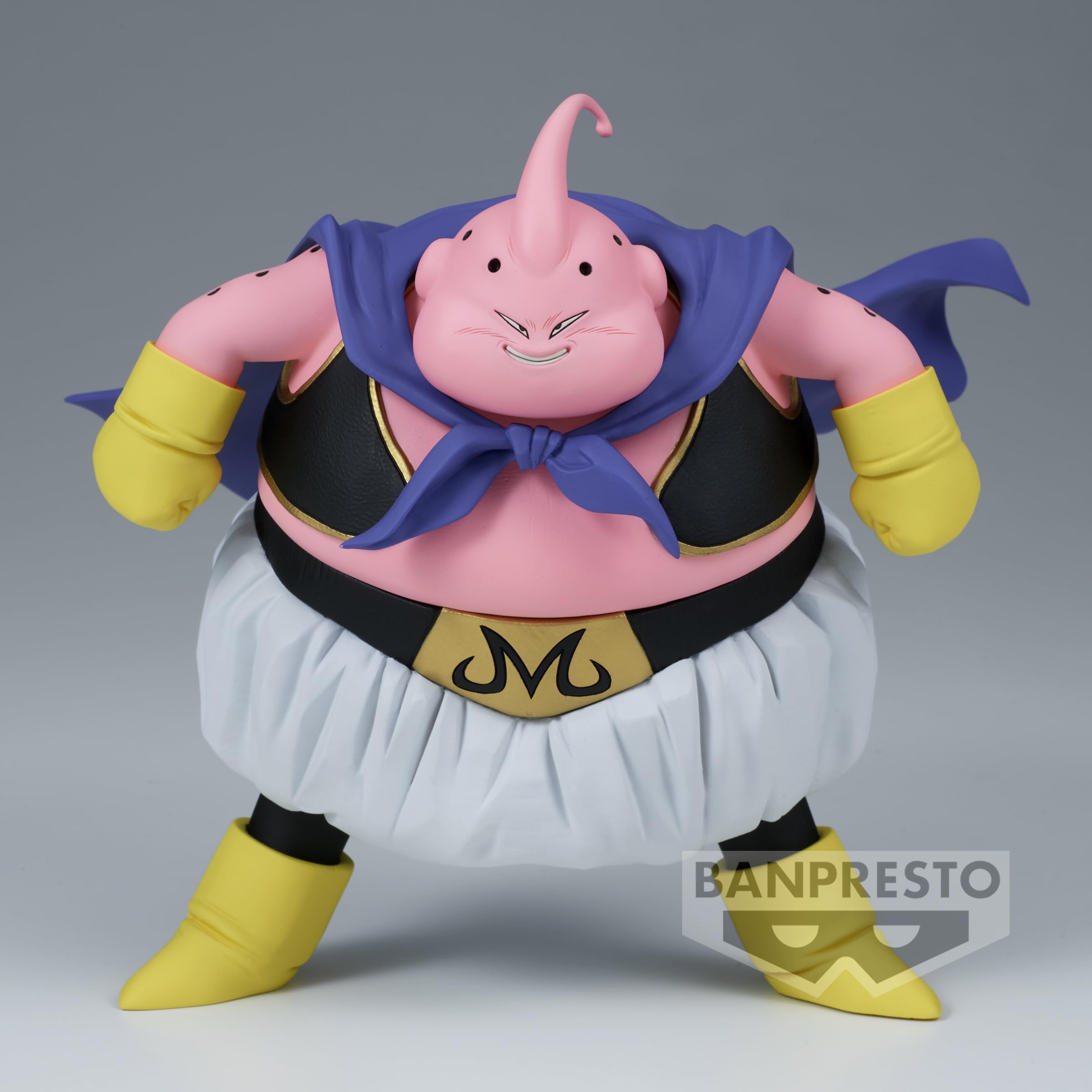 Banpresto Majin Buu Solid Edge Works shown with other figures for display