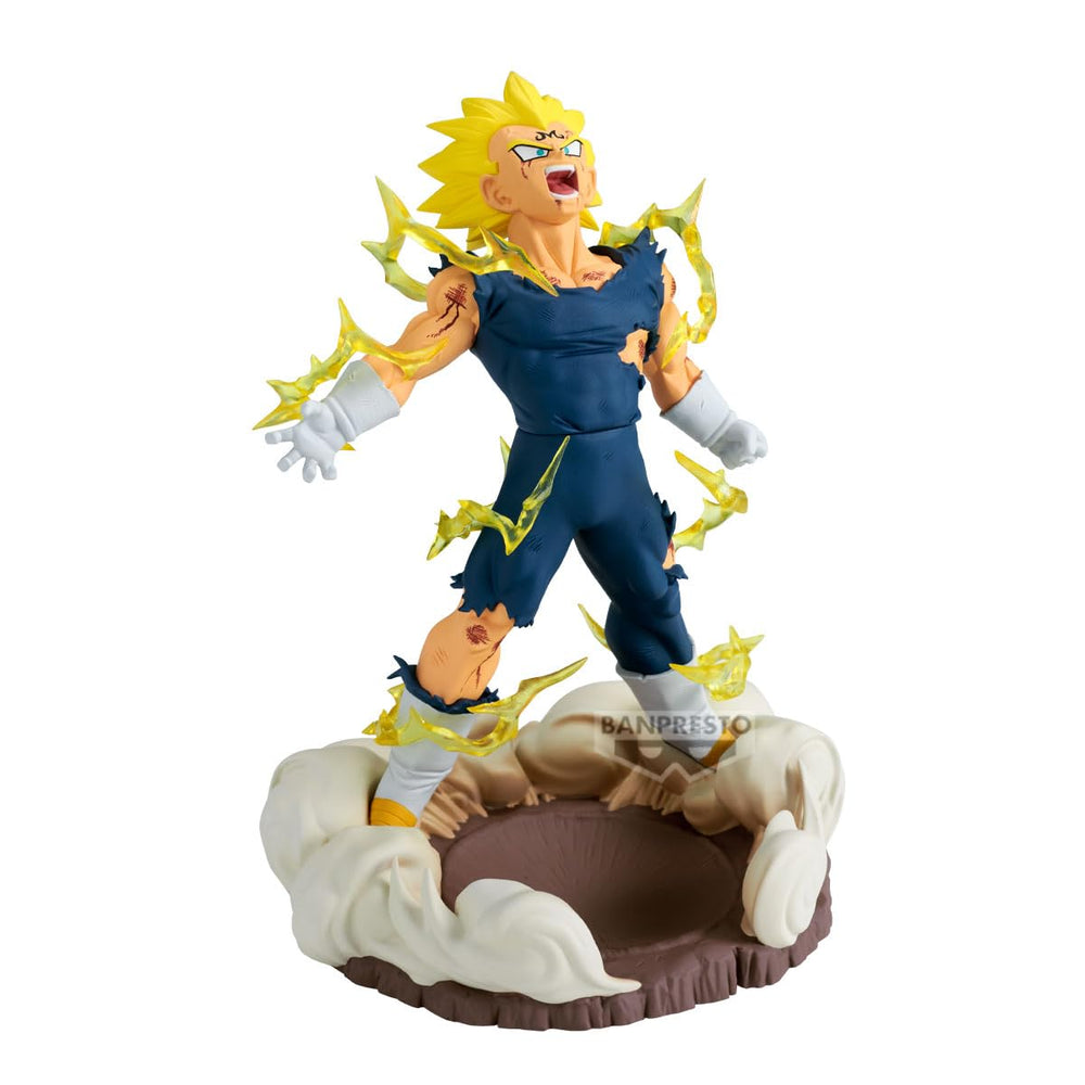 Banpresto Dragon Ball Z Majin Vegeta History Box Figure, front view for display