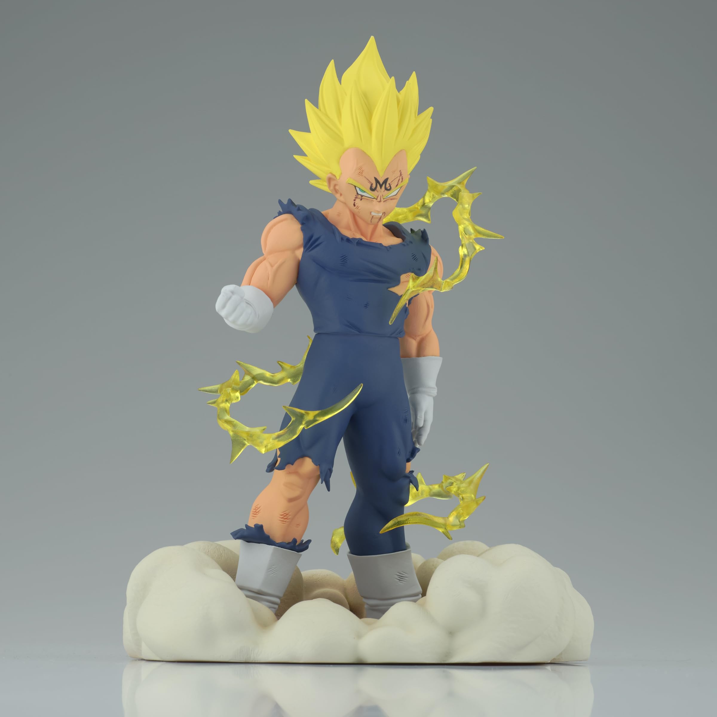 Banpresto Dragon Ball Z Majin Vegeta history box vol12 side view highlighting dynamic pose for shelves