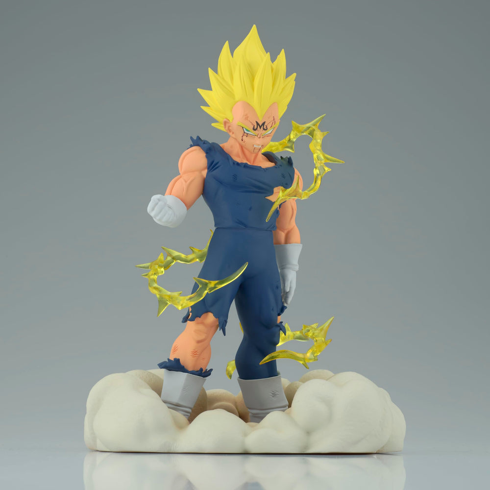 Banpresto Dragon Ball Z Majin Vegeta history box vol12 side view highlighting dynamic pose for shelves