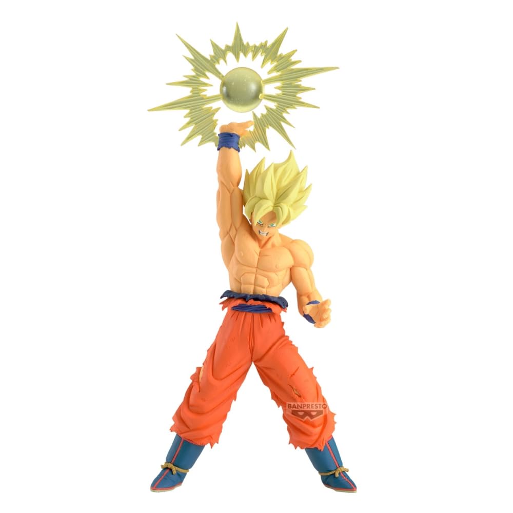 Banpresto Dragon Ball Z Son Goku IV GXMateria figure, front view for display.