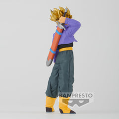 Banpresto Dragon Ball Z Super Saiyan Trunks display-base supports stable shelf setups
