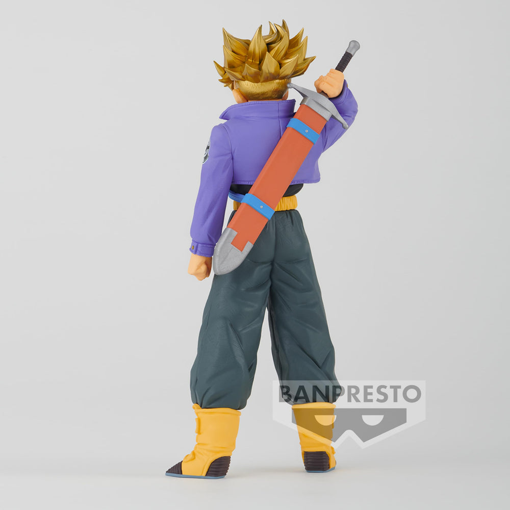 Banpresto Dragon Ball Z Super Saiyan Trunks packaging-box authentic Bandai Namco label