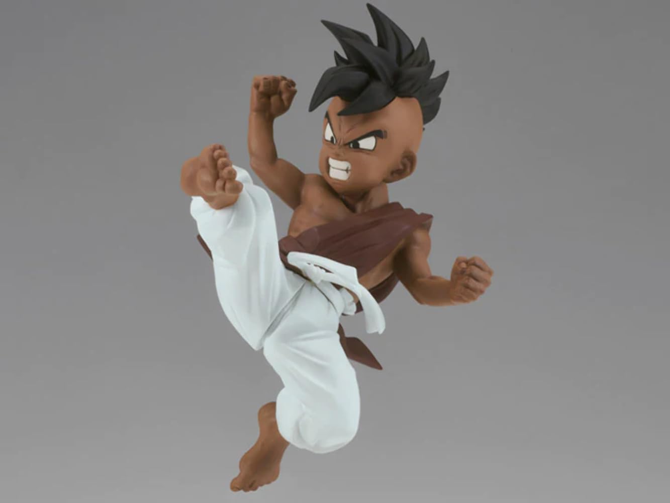 Banpresto Uub vs Goku figure close up showing detailed sculpt and colors