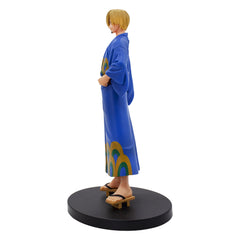 Banpresto Sanji Yukata closeup reveals detail in robe and accessories.