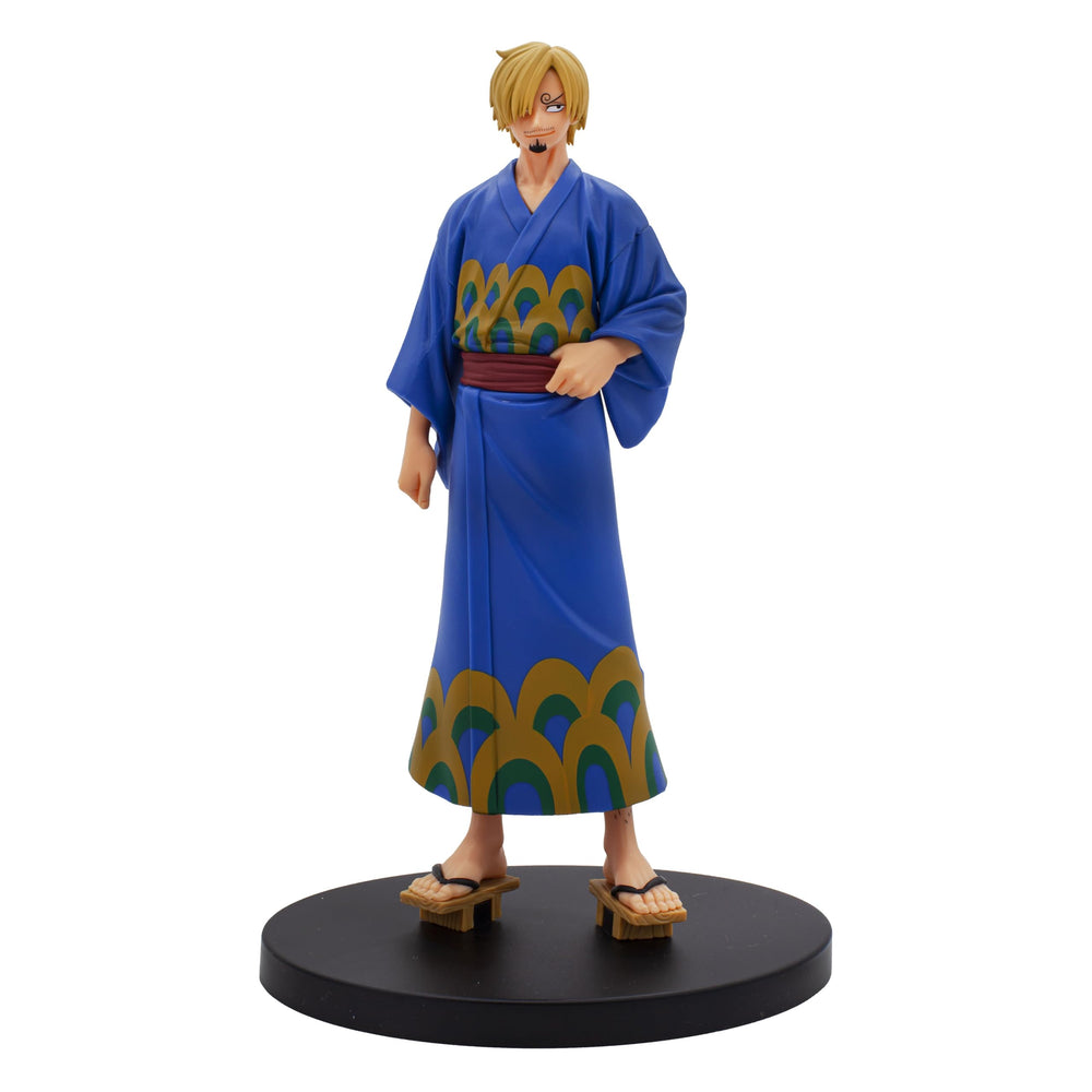 Banpresto DXF Wanokuni Sanji Yukata front view for display and collection.