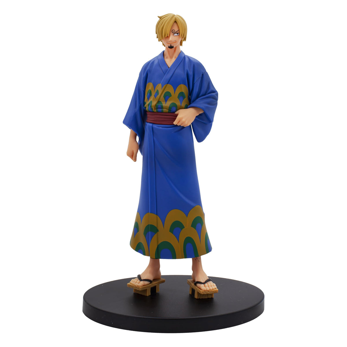 Banpresto DXF Wanokuni Sanji Yukata front view for display and collection.