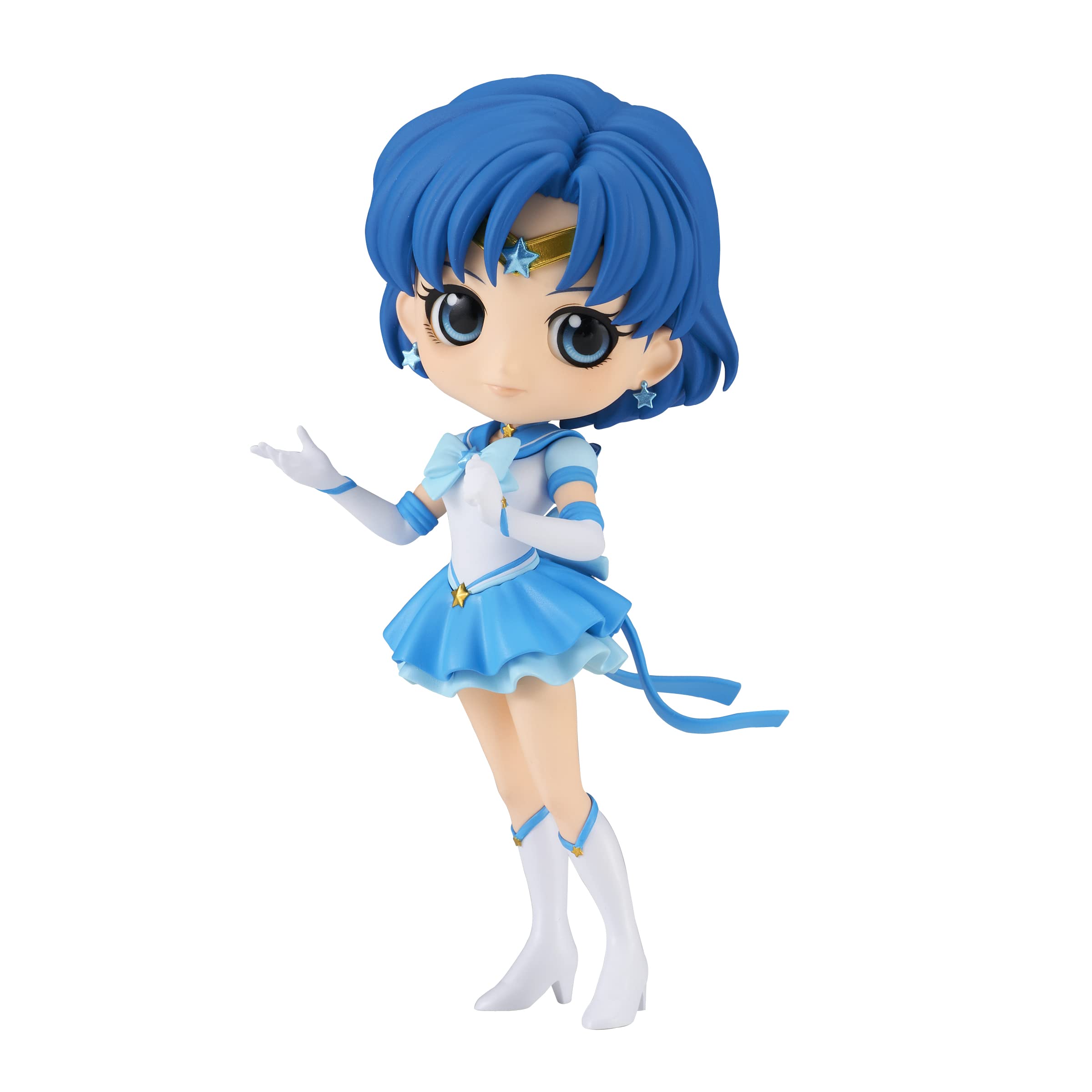 Banpresto Eternal Sailor Mercury Ver A pose figure on display stand for display