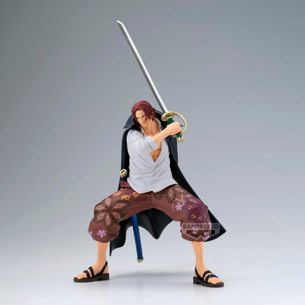 Banpresto Grandista Shanks in iconic pose for collection centerpiece.