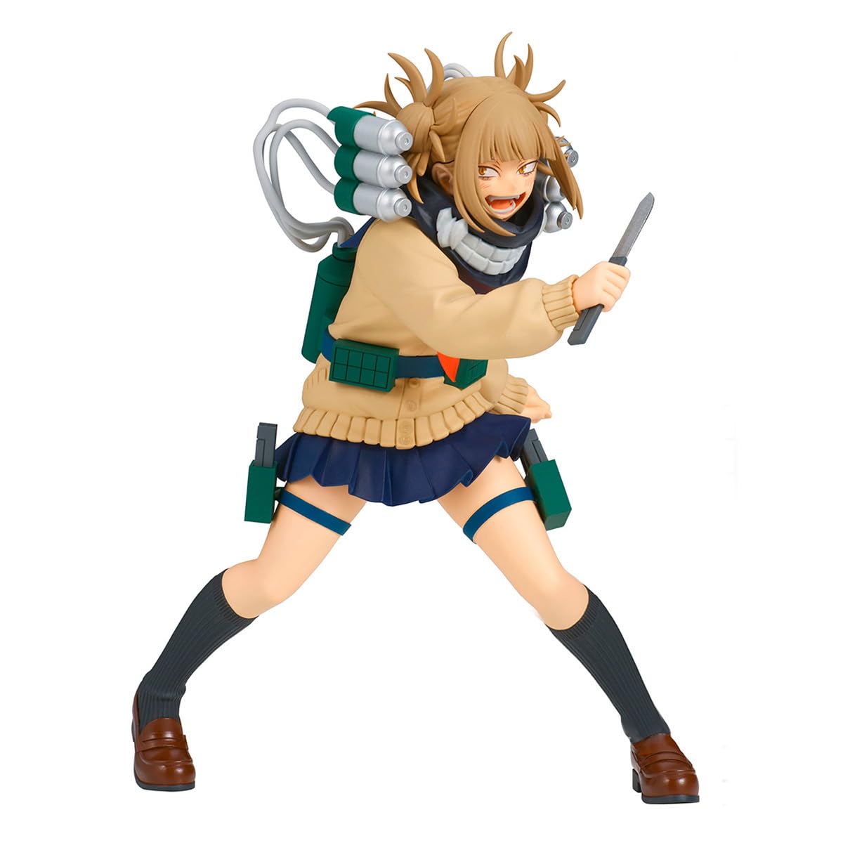 Banpresto Himiko Toga DX figure, 6.7 inches tall, ideal for display on shelves.