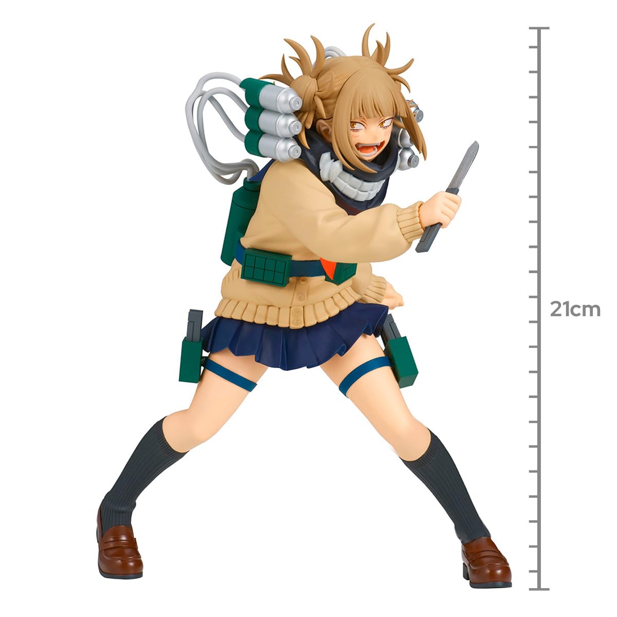 Himiko Toga in her popular pose adds energy to your hero collection.