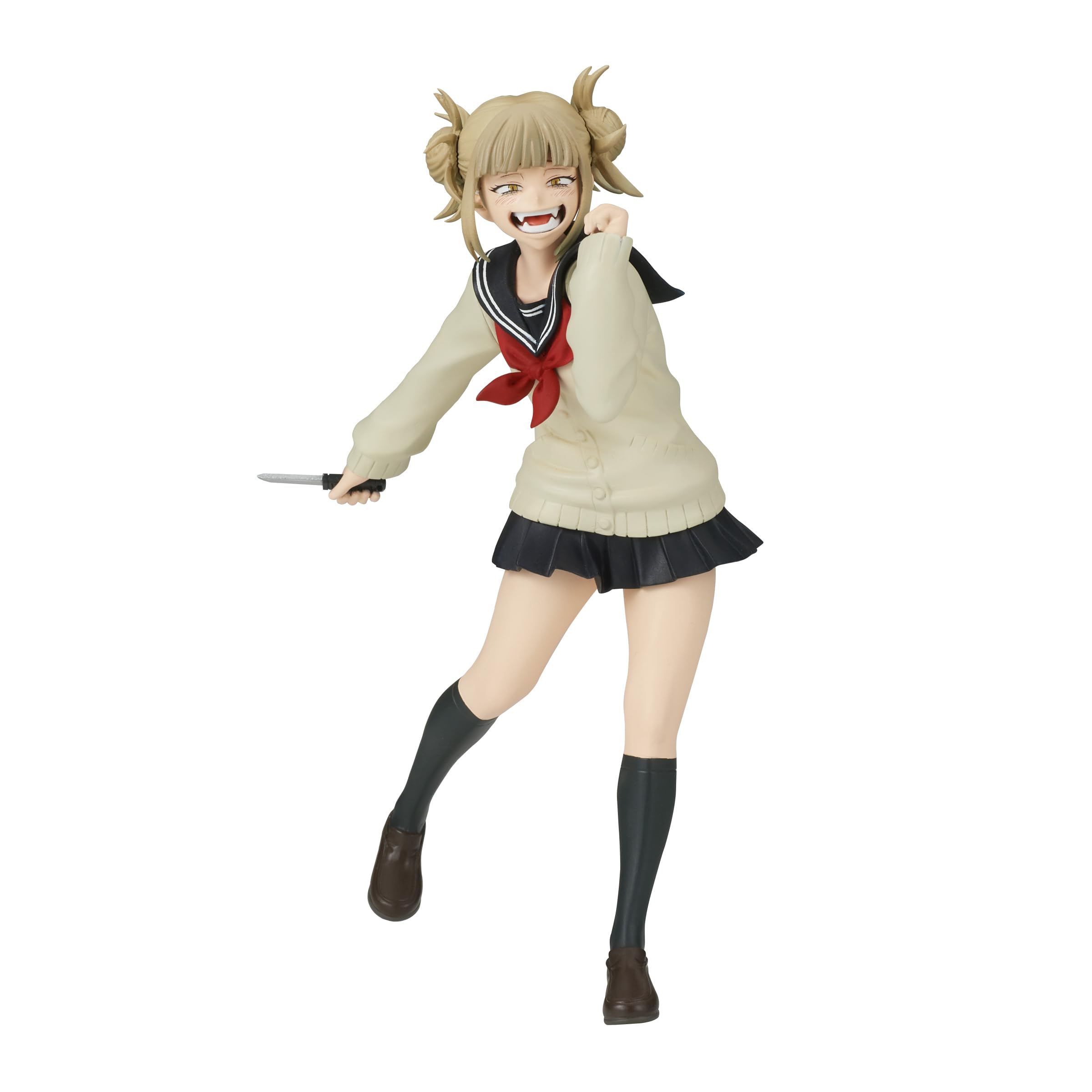 Banpresto Himiko Toga figure in display pose for anime collection.