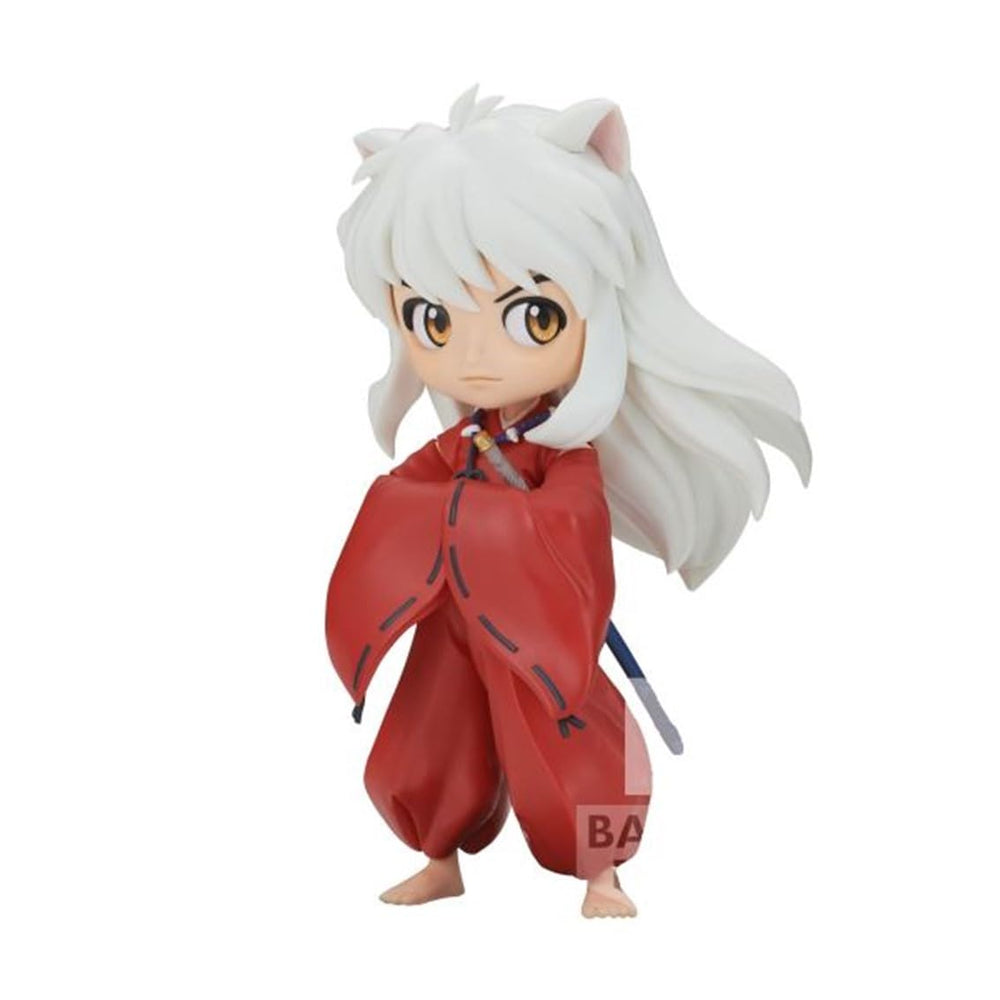 Banpresto Inuyasha Q Posket Ver A figure, front view, ideal for display and collectibility