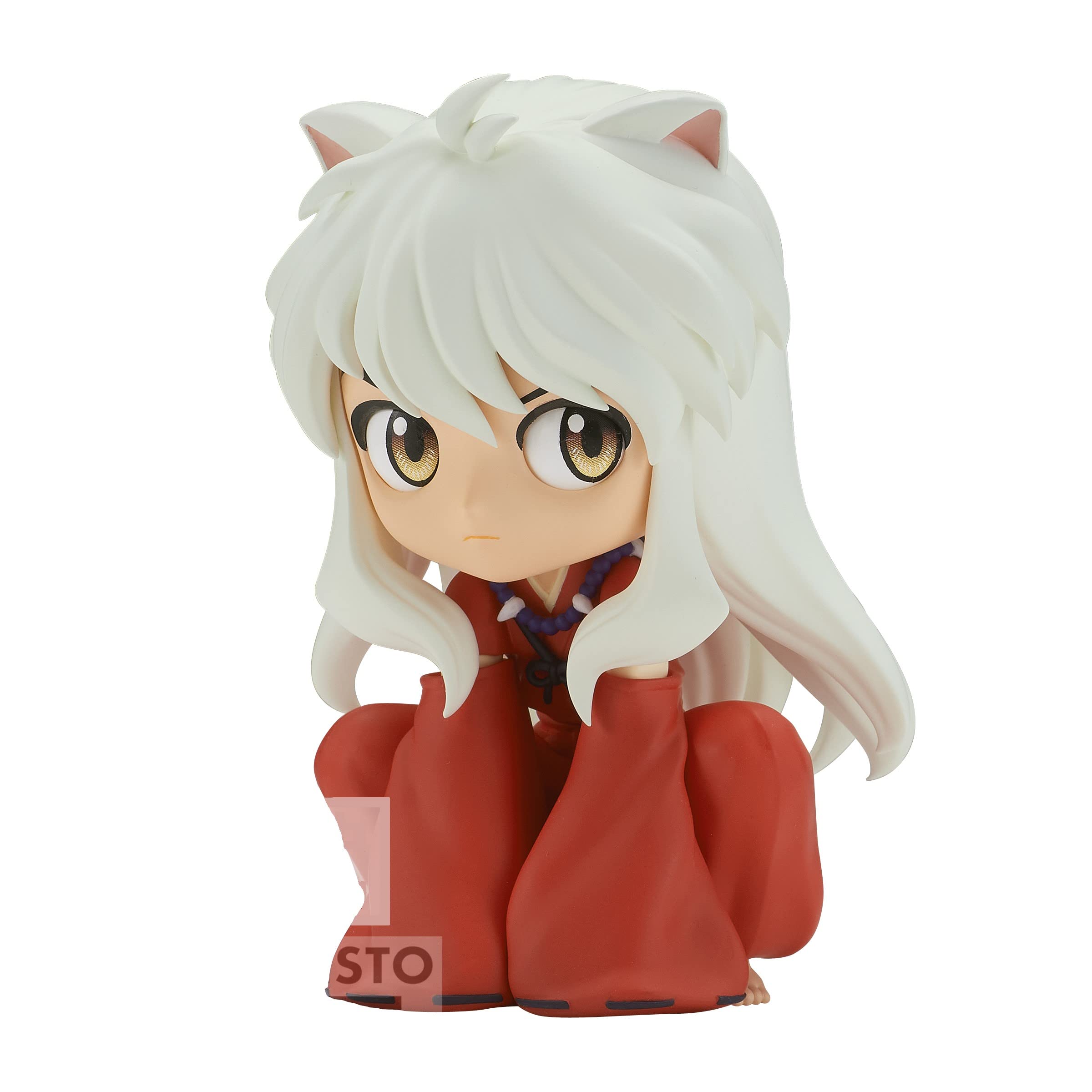 Banpresto Inuyasha Sitting Ver. A Q posket figure for desk display and collection.