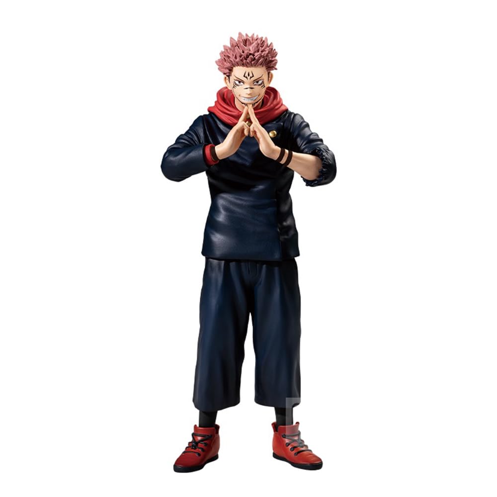 Banpresto Sukuna figure with official Bandai Namco label for authentic collection.