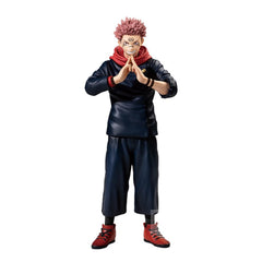 Banpresto Sukuna figure with official Bandai Namco label for authentic collection.