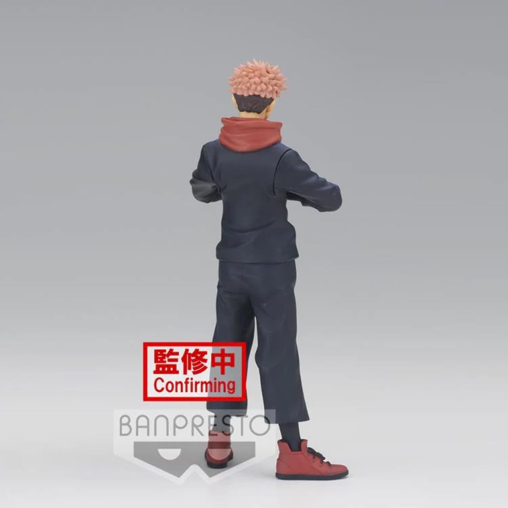 Banpresto Yuji Itadori figure packaging, showing protective box for safe storage.