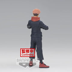 Banpresto Yuji Itadori figure packaging, showing protective box for safe storage.