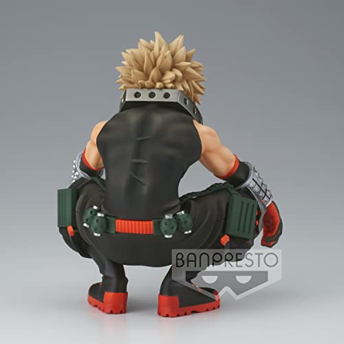 Katsuki Bakugo Break Time figure by Banpresto in a relaxed pose for desk inspiration.