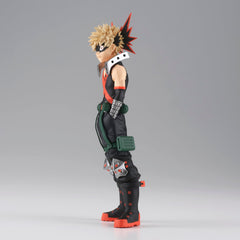 Banpresto Katsuki Bakugo II packaging shows authentic Bandai Namco label.