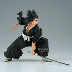 Banpresto Kenpachi Zaraki Vibration Stars portrait detail suitable for close-up display.