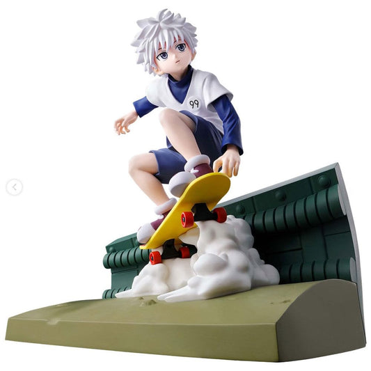 Banpresto Killua Memorable Saga Special figure in iconic pose for display collection.