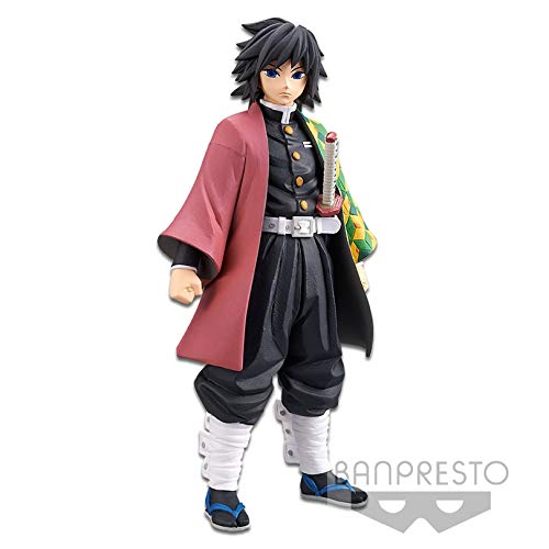 Banpresto Giyu Tomioka Vol5 figure base, stable stand supports long-term display.