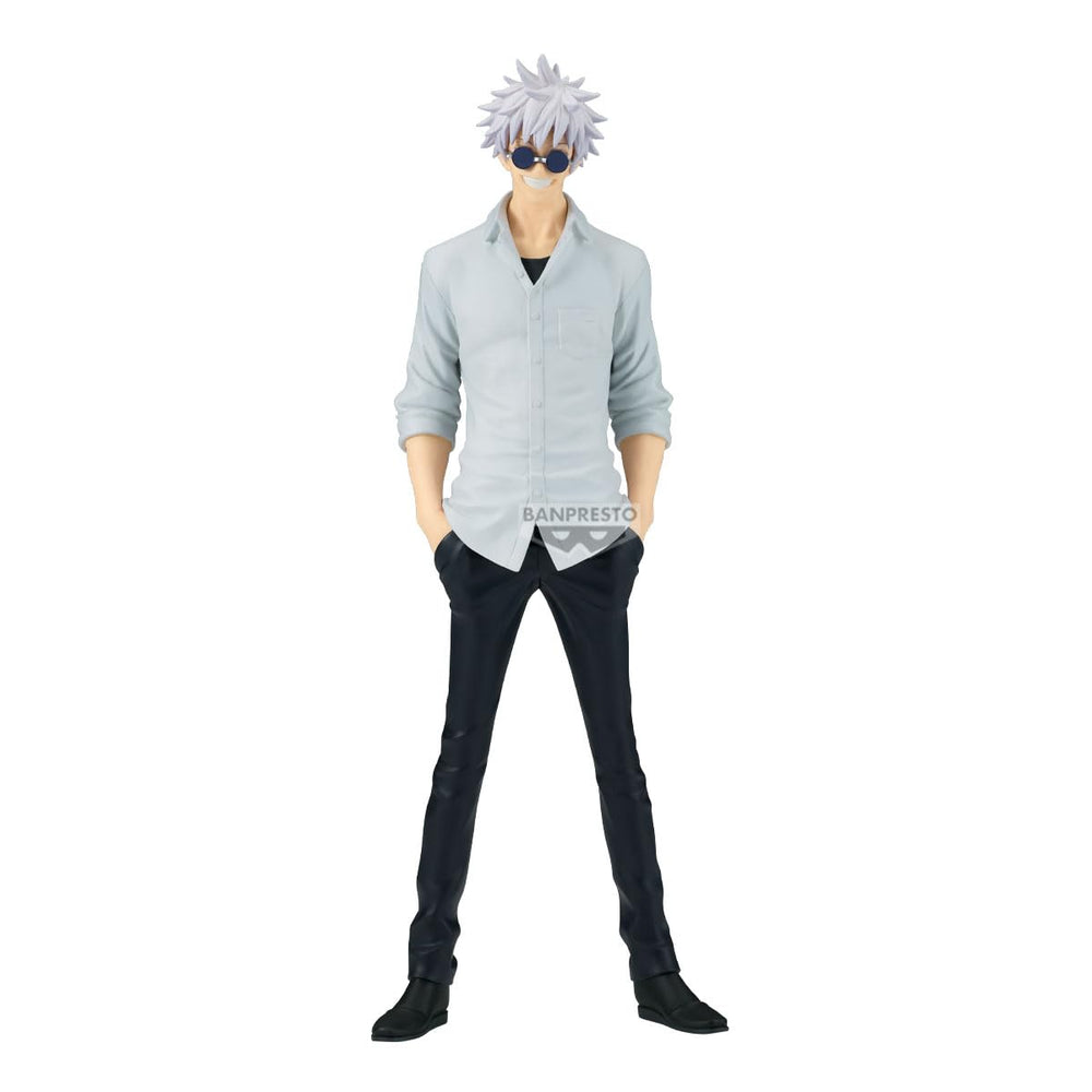 Banpresto King of Artist Satoru Gojo full figure in iconic pose for display