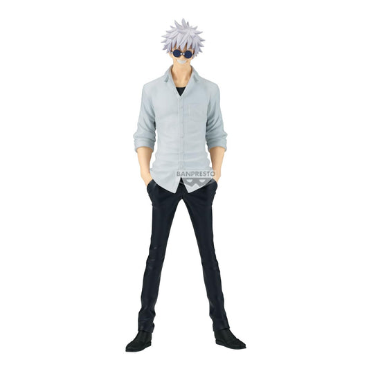 Banpresto King of Artist Satoru Gojo full figure in iconic pose for display