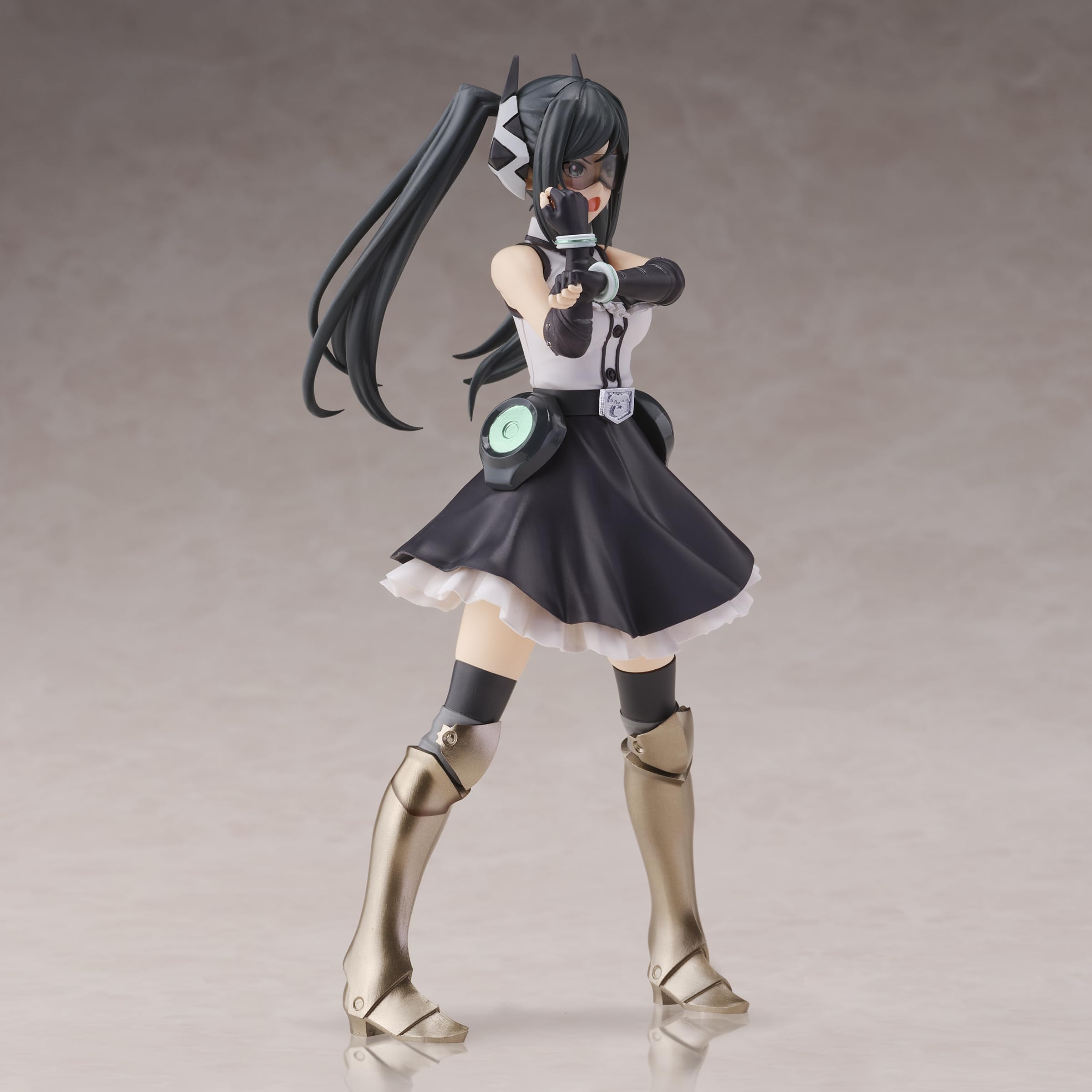Banpresto Lady Black box features Bandai Namco warning label for licensing.