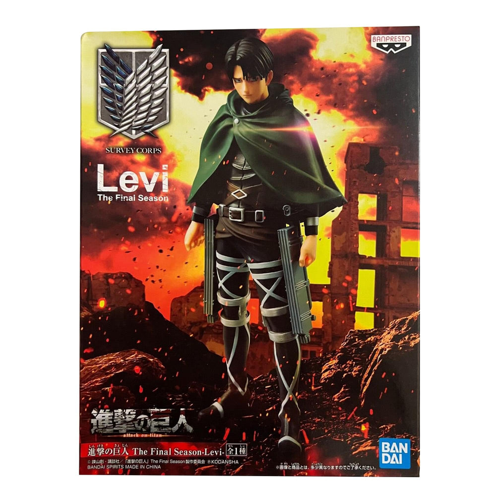 Banpresto Levi figure for desk display with dynamic pose