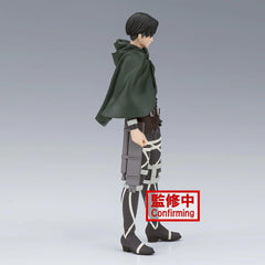 Banpresto Levi figure detail on face for collectors