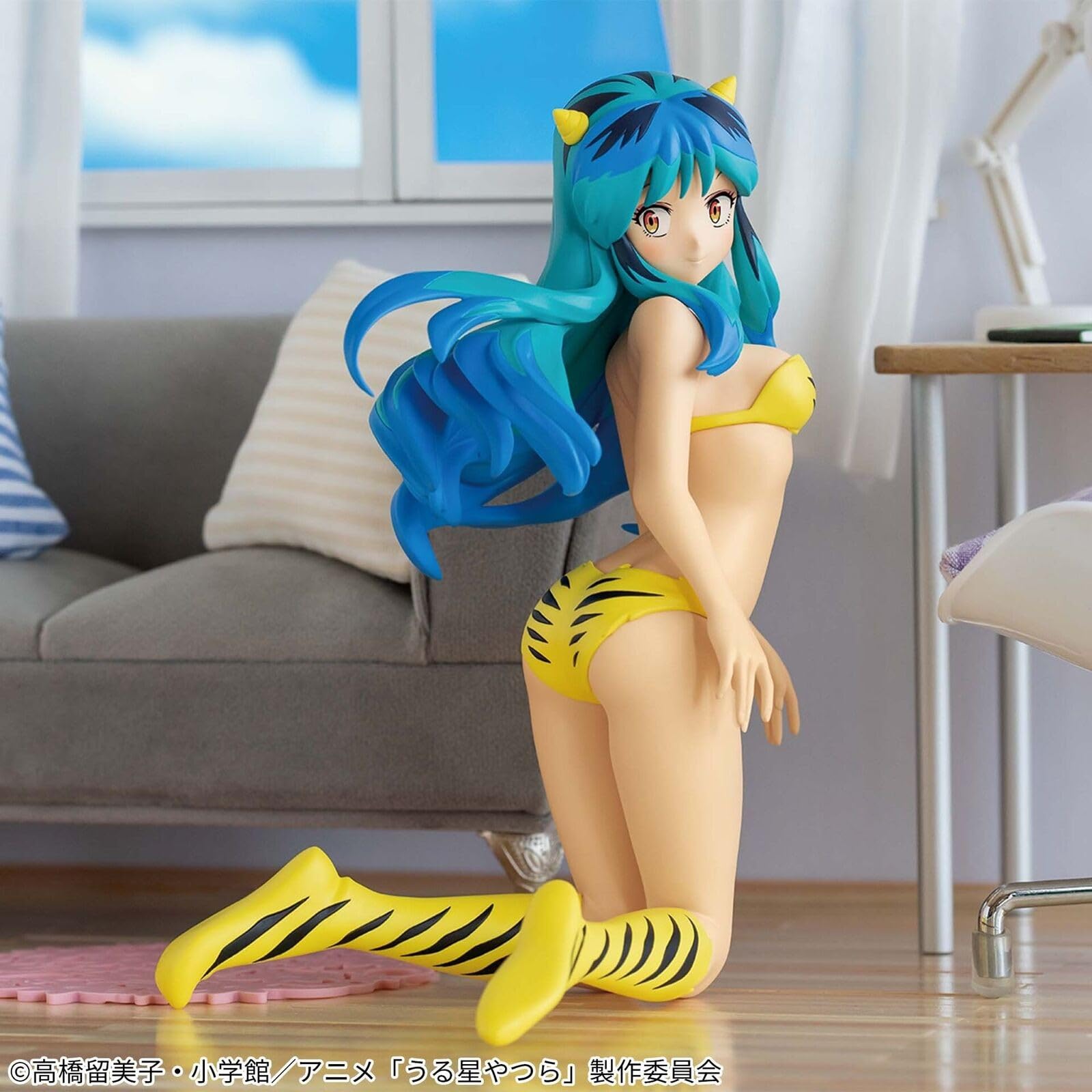 Banpresto Lum 2 Relax Time packaging label confirms authentic Bandai Namco product.