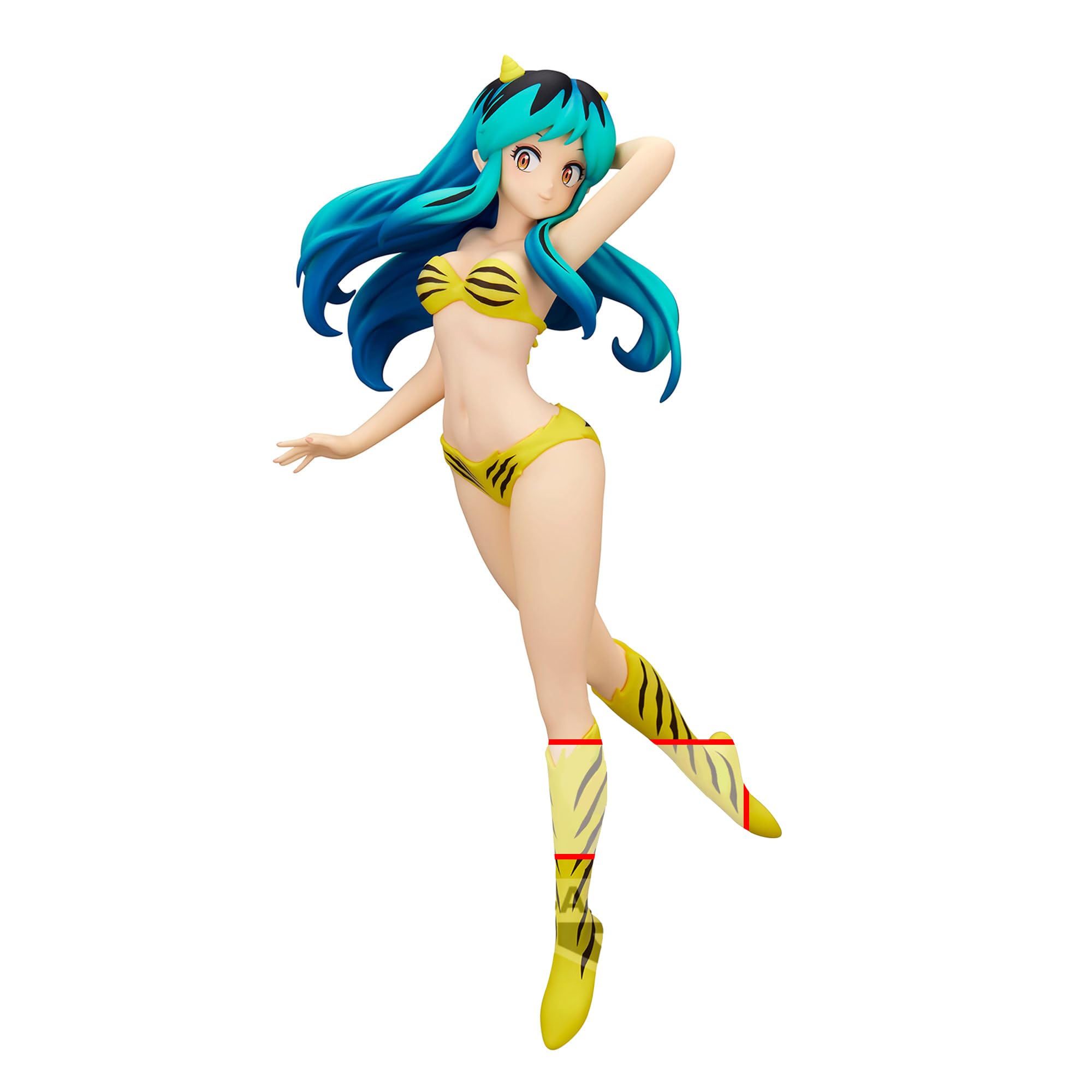Banpresto Lum II Ver A figure in iconic pose for Urusei Yatsura display
