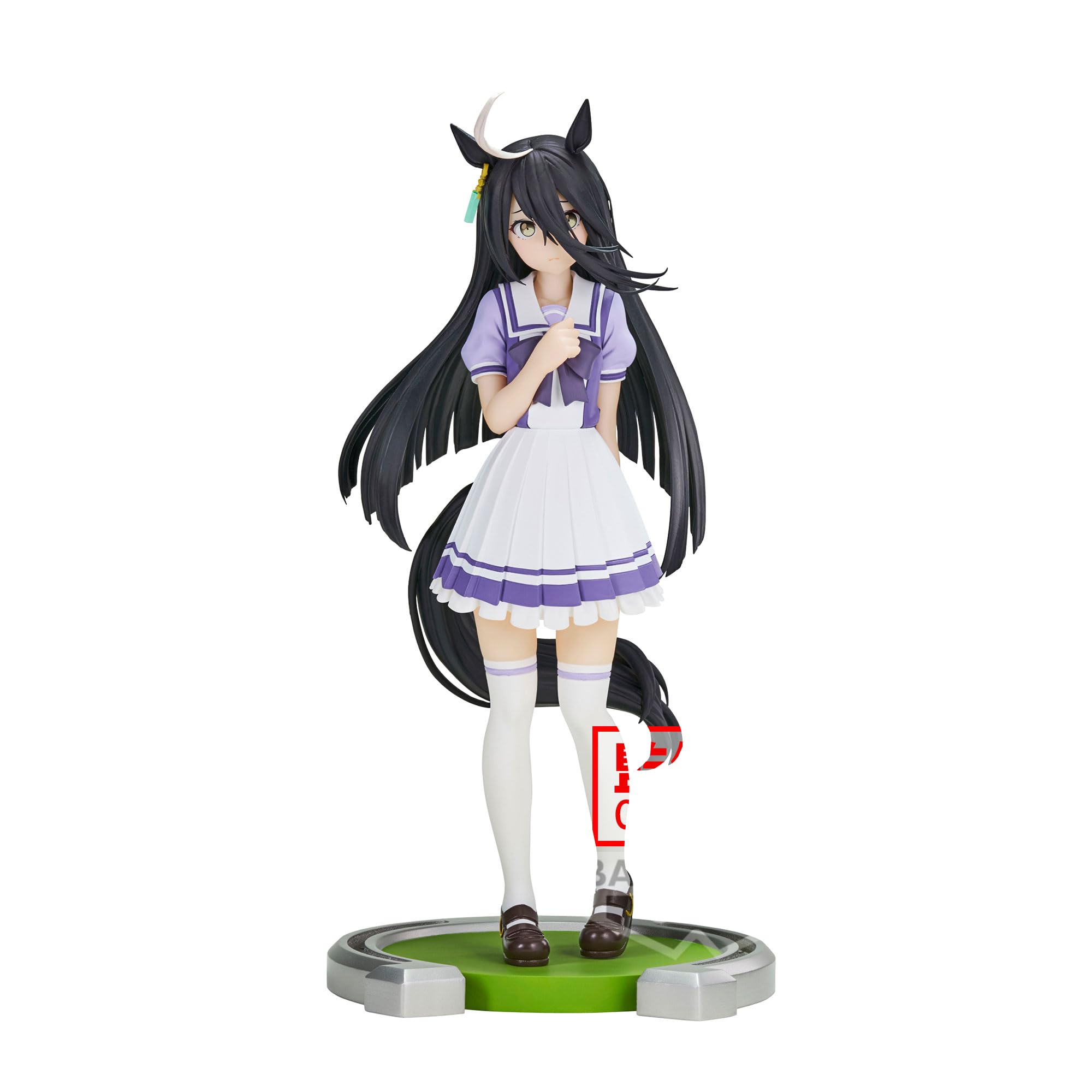 Banpresto Manhattan Cafe figure, 6.7-inch height, displayed in her iconic pose.