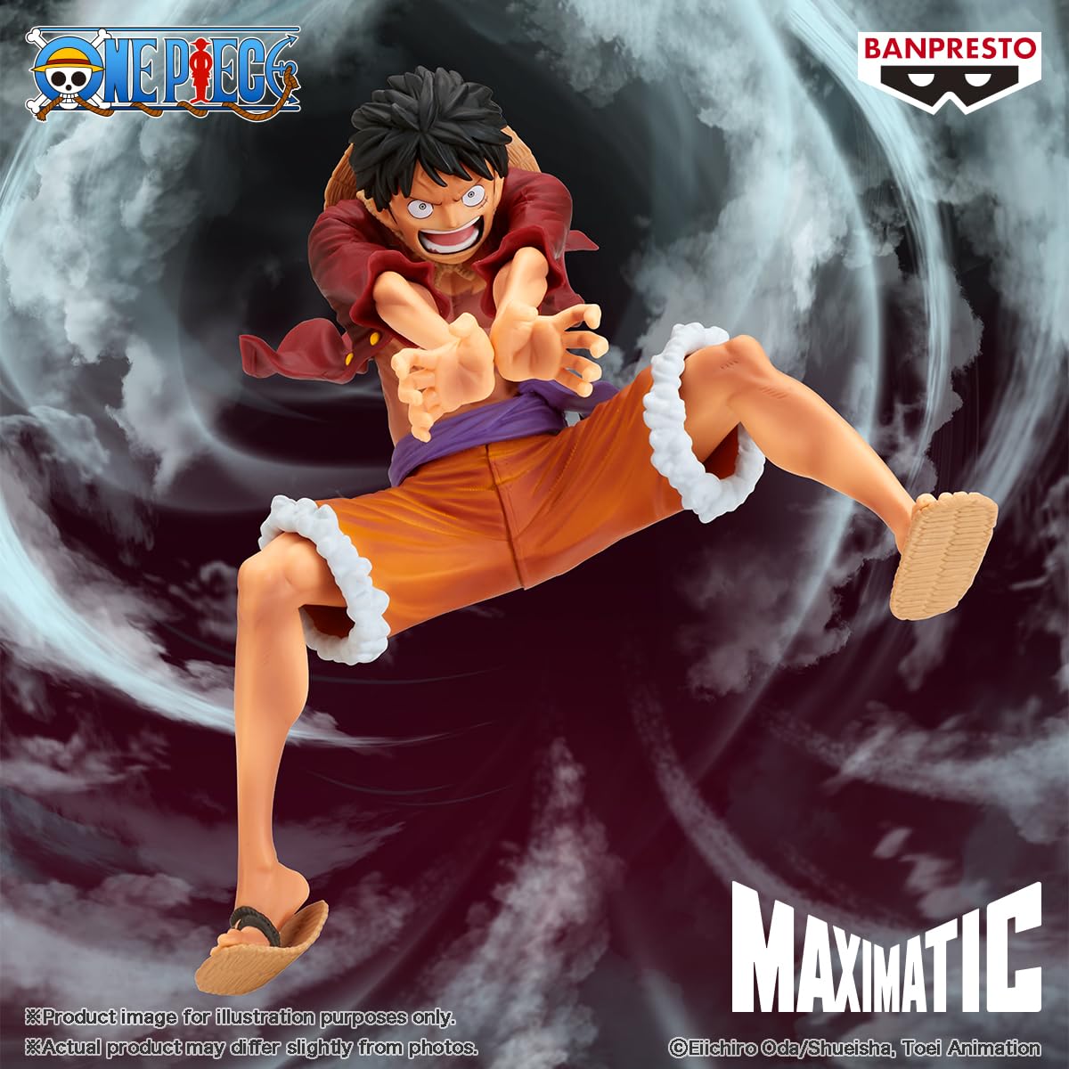 Banpresto Maximatic Monkey D. Luffy Special (B) tabletop display friendly.