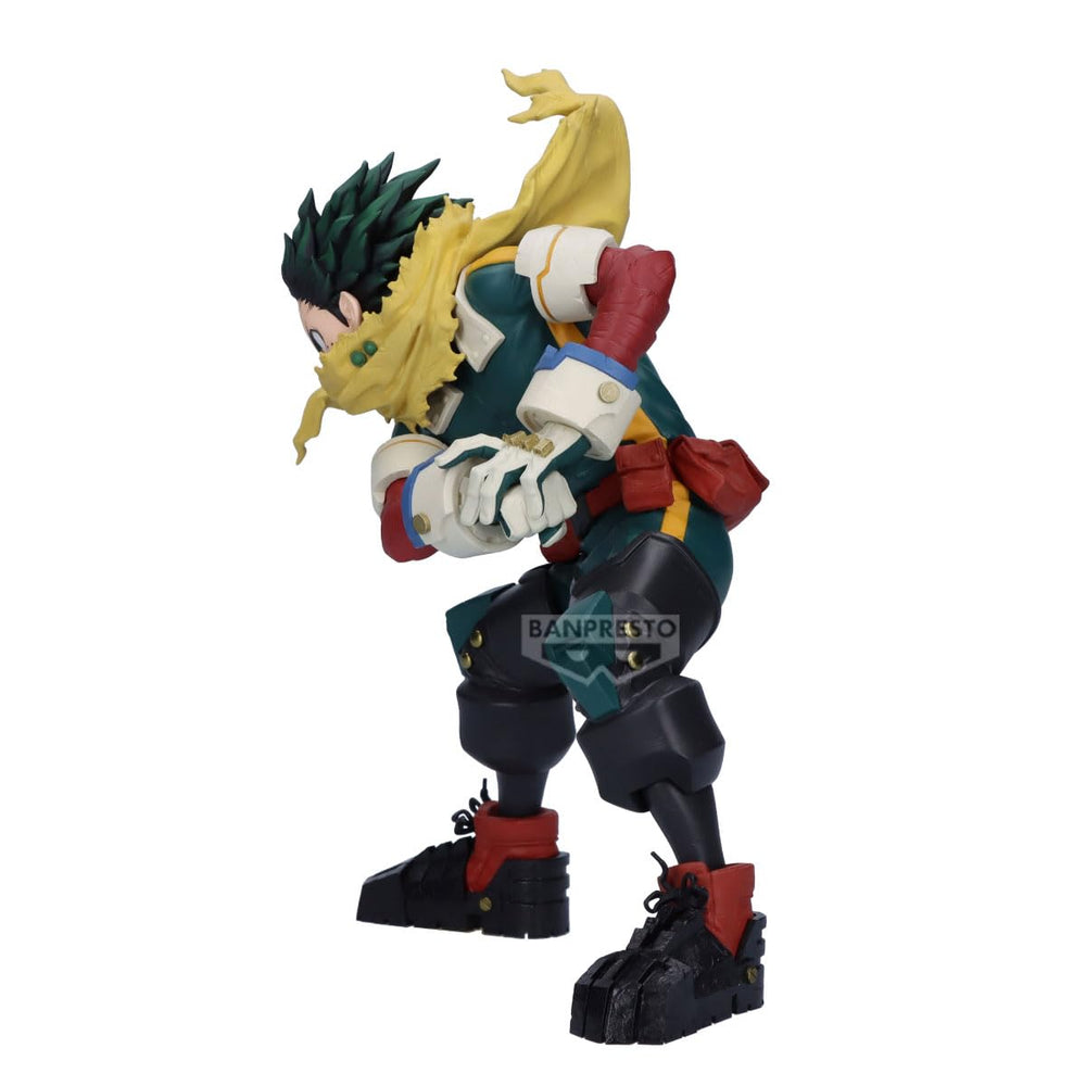 Banpresto Maxmatic Izuku Midoriya in iconic pose enhances any anime collection.