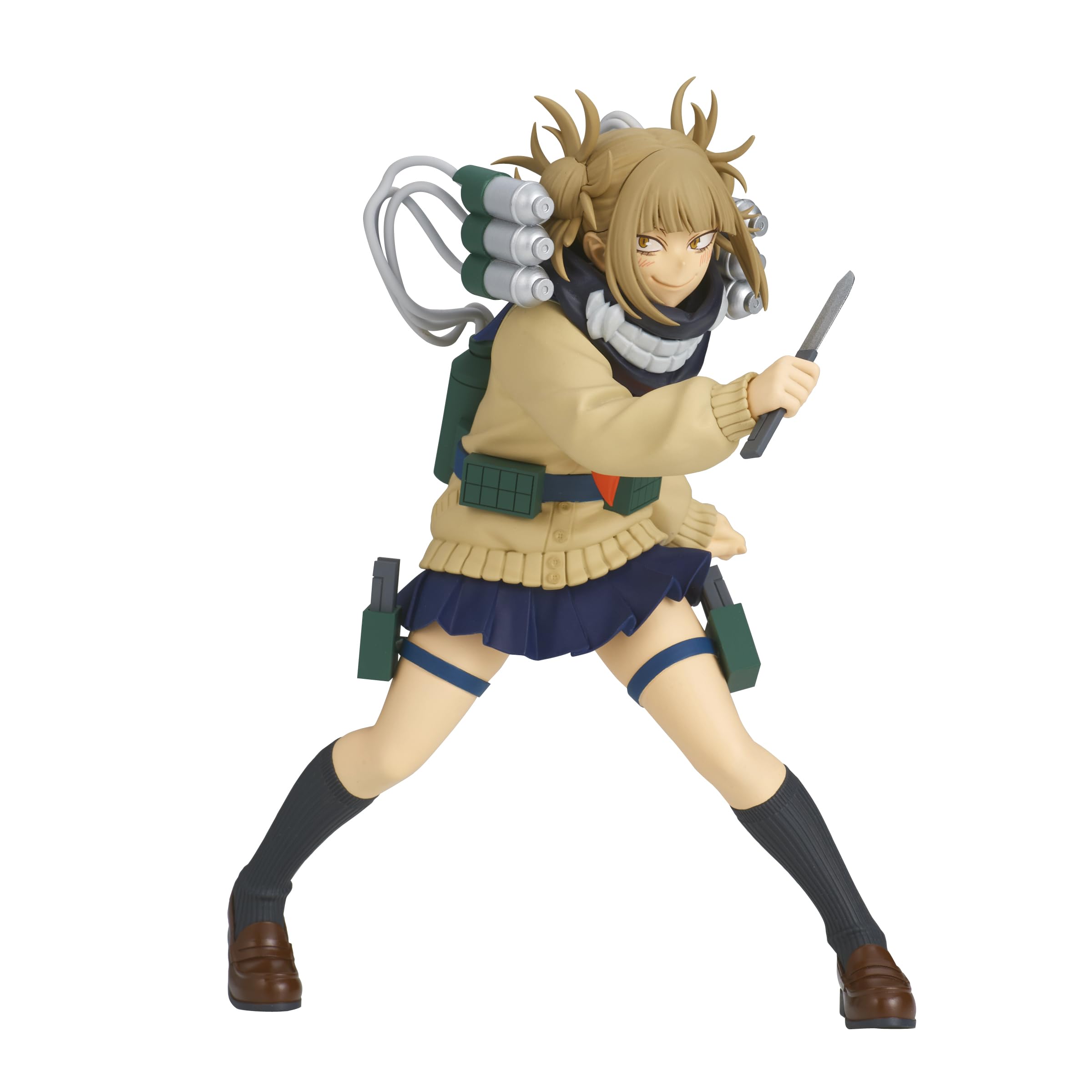 Banpresto My Hero Academia Himiko Toga II DX figure in iconic pose for display.