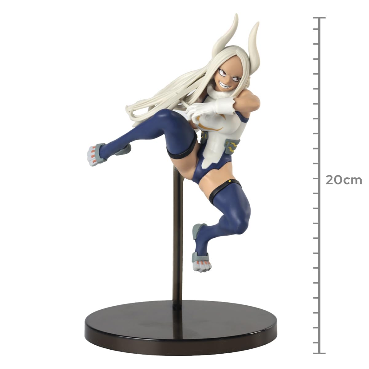 Banpresto Mirko vol22 figure captures a dynamic kick for display.