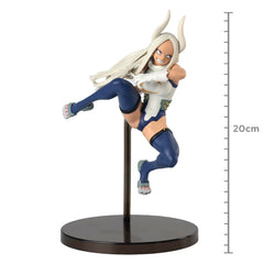 Banpresto Mirko vol22 figure captures a dynamic kick for display.