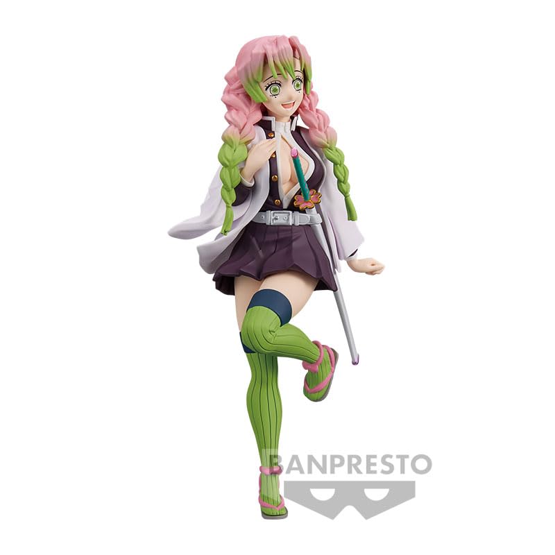 Banpresto Mitsuri Kanroji vol34 box shows licensing label ensuring authentic collectible.
