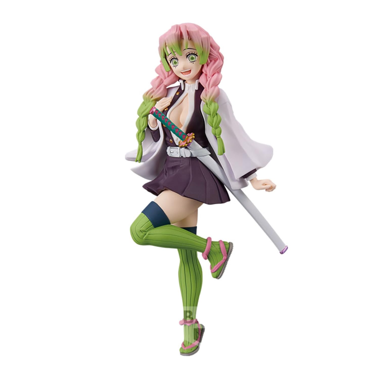 Banpresto Mitsuri Kanroji vol34 figure standing pose for eye-catching shelf display.