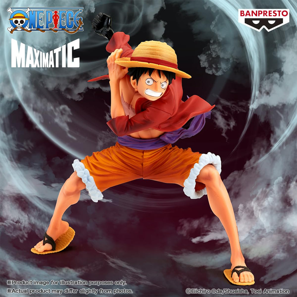 Banpresto Maximatic Monkey D. Luffy Special (A) box art enhances authenticity